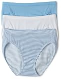 Bali Women's Fit Your Curves Cotton Stretch Hi-Cut Brief