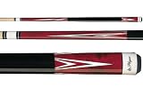 Players Classically Styled Crimson Maple Pool Cue (C-801)