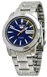 Seiko 5 #SNKK27 Men's Stainless Steel Blue Dial Self Winding Automatic Watch