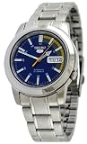 Seiko Mens SNKK27 Seiko 5 Automatic Blue Dial Stainless-Steel Bracelet Watch