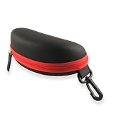 Semi-hard Eyeglass Case with Colored Zipper by
