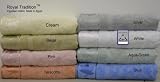 Review Egyptian Linens  / 6 PC LUXURY EGYPTIAN COTTON JACQUARD COMBED TOWELS SET BEIGE
