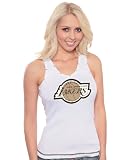 Majestic Threads Los Angeles Lakers Tank Top, Large, White