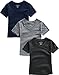 Vaenait Baby 3 Pack 2T-7T Boys Short Sleeve V-Neck Basic Tee T-shirts