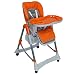 Kinderhochstuhl h�henverstellbar orange