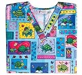 Medical Scrubs - Cherokee Uniforms Happy Together Scrub Top (XS-5X)