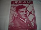 I HAVE BUT ONE HEART MARTY SYMES 1945 SHEET MUSIC SHEET MUSIC 266