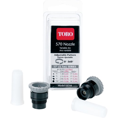 Buy Toro 570 Adjustable Nozzle For 17-Foot Spray #53744 online at Discounted New and Used prices. Delivered to your door with Off-The-Bookshelf.