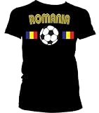 Romania Flags International Soccer Juniors T-shirt, Romanian National Pride Juniors Shirt