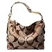 Coach Large Signature Carly Duffle Sac Bag 12873 Camel