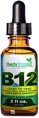 Vitamin B12 Sublingual Liquid Drops - Easy To Take - Vegan Friendly - Alcohol Free - Supports Energy - 60 Servings - 100% Guarantee