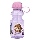 Zak! Designs Tritan Water Bottle with Flip-up Spout with Sofia the First Graphics, Break-resistant and BPA-free plastic, 14 oz.