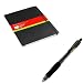 Moleskine 2009 Black X-large Soft Cover Monthly Planner + Notebook + Pilot G-2 Retractable Black Gel Ink Rolling Ball Pen