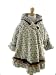 Apparel : Corky Brown & Cream Twist Fur Wrap Swing Coat