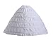 Kmformals Women's Petticoats Wedding Dresses Gown Six Hoops Large Underskirt Slips