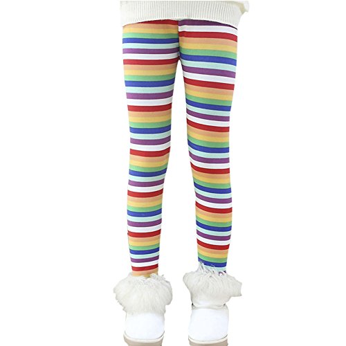Weixinbuy Toddler Kids Winter Warm Fleece Thick Leggings Girls Long Pants