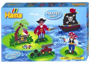 Childrens Toyshop  Toys : Hama Beads Pirates Medium Gift Box