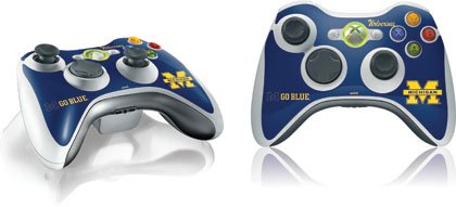  Skinit University of Michigan Wolverines Vinyl Skin for 1 Microsoft Xbox 360 Wireless Controller