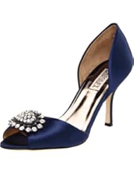 Shoes: Badgley Mischka Womens Lacie Pump,Navy,8 M US - Badgley Mischka