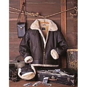 Ricardo Sam Saba Nappa Leather Lambs Wool Bomber Jacket by Ricardo Beverly Hills