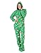 Footed Pajamas - Tis The Season Adult Hoodie Drop Seat Fleece