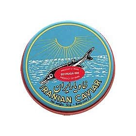 Sevruga 000 Caviar 'Malossol' - Iranian Caviar - 1.75 oz/50 gr from the Caspian Sea.. (Free Overnight Shipping!)