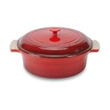 Le Creuset 4-Quart Poterie Casserole: Cherry