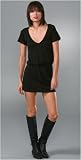 LNA Deep V Elastic Waist Dress