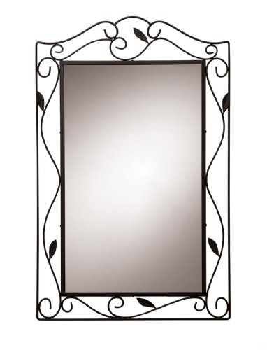 Home D�cor Innovations 202432 Bella Iron Scroll Mirror