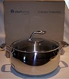 IMAGE OF Tupperware Chef Series 8 Qt Stockpot Pan Stainless NEW