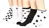 41xZTyiAErL. SL160  Rampage Womens 6 Pack No Show Socks