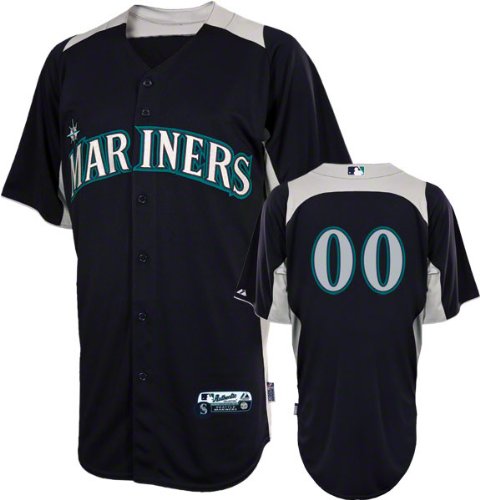 Seattle Mariners Jersey: Any Player Authentic Navy On-Field Batting Practice Jersey