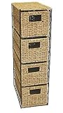 BRAND NEW SEAGRASS 4 DRAWER TOWER