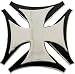 Mens "Iron Cross Spinner" Metal Spinning Belt Buckle