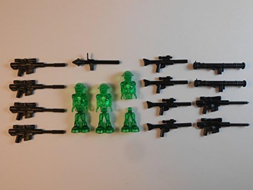 16 Items. Guns and Lego Aliens. New!