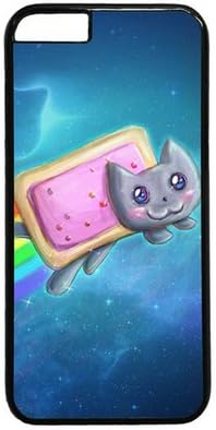 Rainbow Pop Tart Cat Black Sides Hard Shell Case for Iphone6 4.7 inch by Sakuraelieechyan