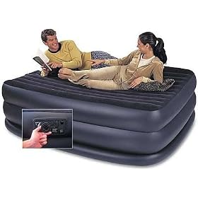 Pillow Rest Air Bed - Queen w  Built in 120 Volt AC Pump by Intex