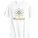 T-Shirt Mens White " If Chess were easy, it would be called Quantum Mechanics " Sports