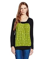 ZERGATIK Camiseta Manga Larga Oker1 (Verde)