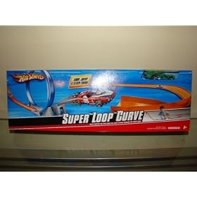 Hot Wheels Super Loop Curve Track Playset: Toys &amp; Games