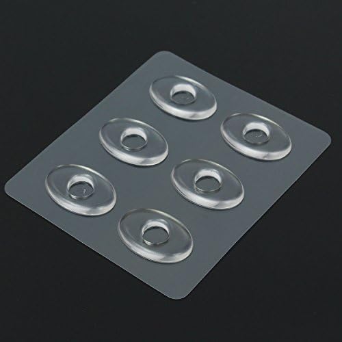 6Pcs Silicone Gel Shoe Insole Inserts Pad Cushion Foot Care Heel Grips Liner New