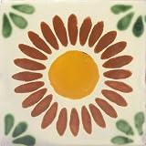 Mexican Tile - 4x4 Sunburst Talavera