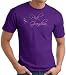 Breast Cancer Awareness T-shirt Ribbon I Wear Pink For My Grandma Adult Tee Shirt Purple