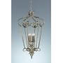 Feiss Smokey Topaz F2262/4MSH 4LT 240w (32"H x 18"W) Chandelier Lighting in Satin Nickel