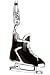 Charms Anhänger für Bettelarmband *Schlittschuh* 060 Charm - 925 Sterling Silber - Schlittschuh