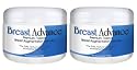 BREAST ADVANCE (2 Jars) - Premium, Topical Breast Augmentation Formula - The Safe, Natural Choice for Bust Enhancement, Enlargement / Increasing, Enlarging Cup Size
