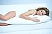 Comfort Crazy Body Pillow Case, 100% Cotton, 400 Thread Count Cover for 20x54 Body Pillow, Taupe