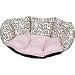 PETCO Chaise Cat Bed in Pink with Floral Pattern Color:Pink