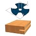 Bosch 85527M 5/64" Kerf, 3 Wing Slotting Cutter with Carbide Tips (Super)