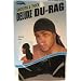Dream Du-Rag Deluxe (Pack of 12) Smooth & Thick Black #0006